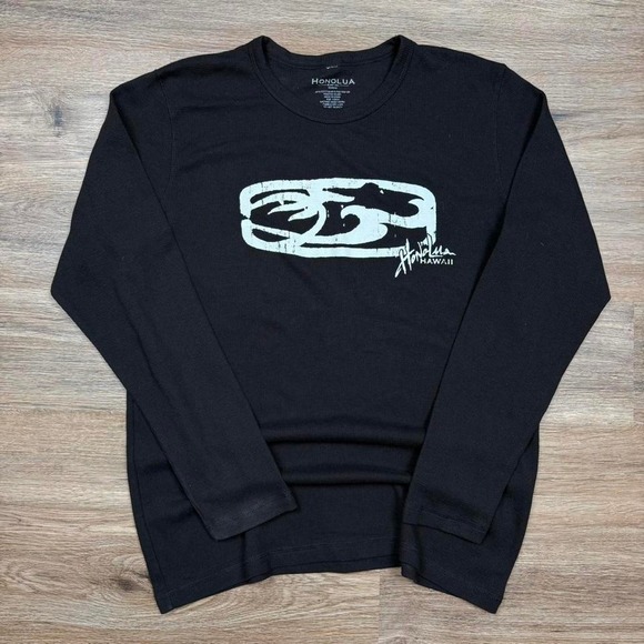 American Vintage Other - vintage surfwear graphic waffle knit thermal sweater